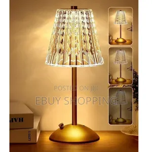Photo - Luxury Rechargeable Crystal Lamp–Perfect for Bedroom Salon