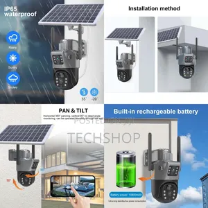 Photo - 4g Sim Card Solar Battery Camera