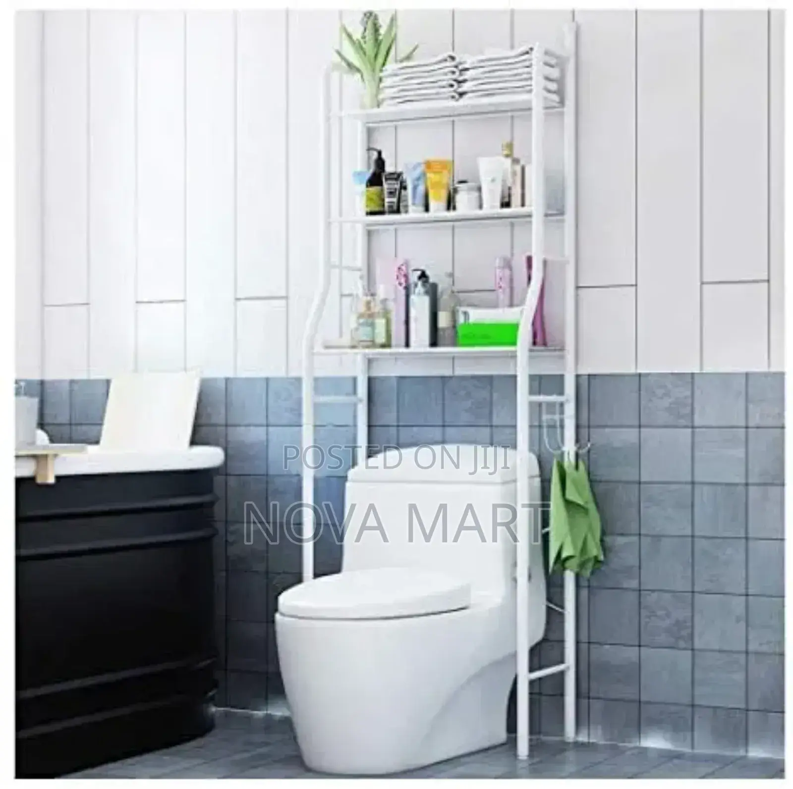 ዘመናዊ የቋሚ አይነት መታጠቢያ ቤት መደርደሪያ