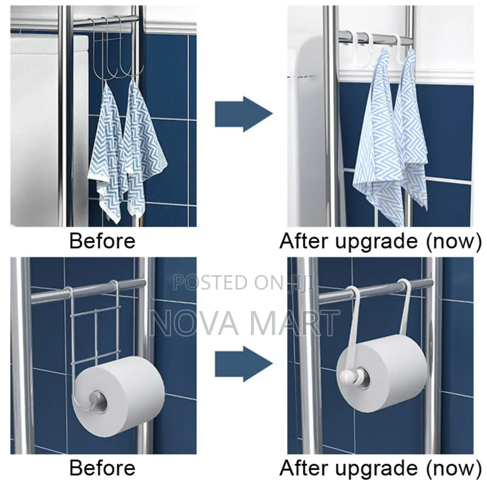 ዘመናዊ የቋሚ አይነት መታጠቢያ ቤት መደርደሪያ