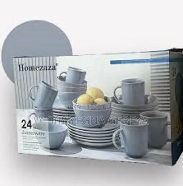 Homezaza 24-Piece Dinnerware Set – Elegant Dining