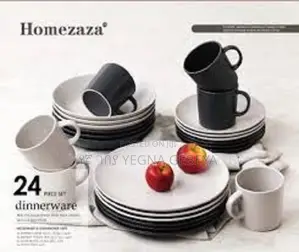 Homezaza 24-Piece Dinnerware Set – Elegant Dining