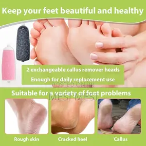 2in1 Electric Foot Grinder Hair Remover