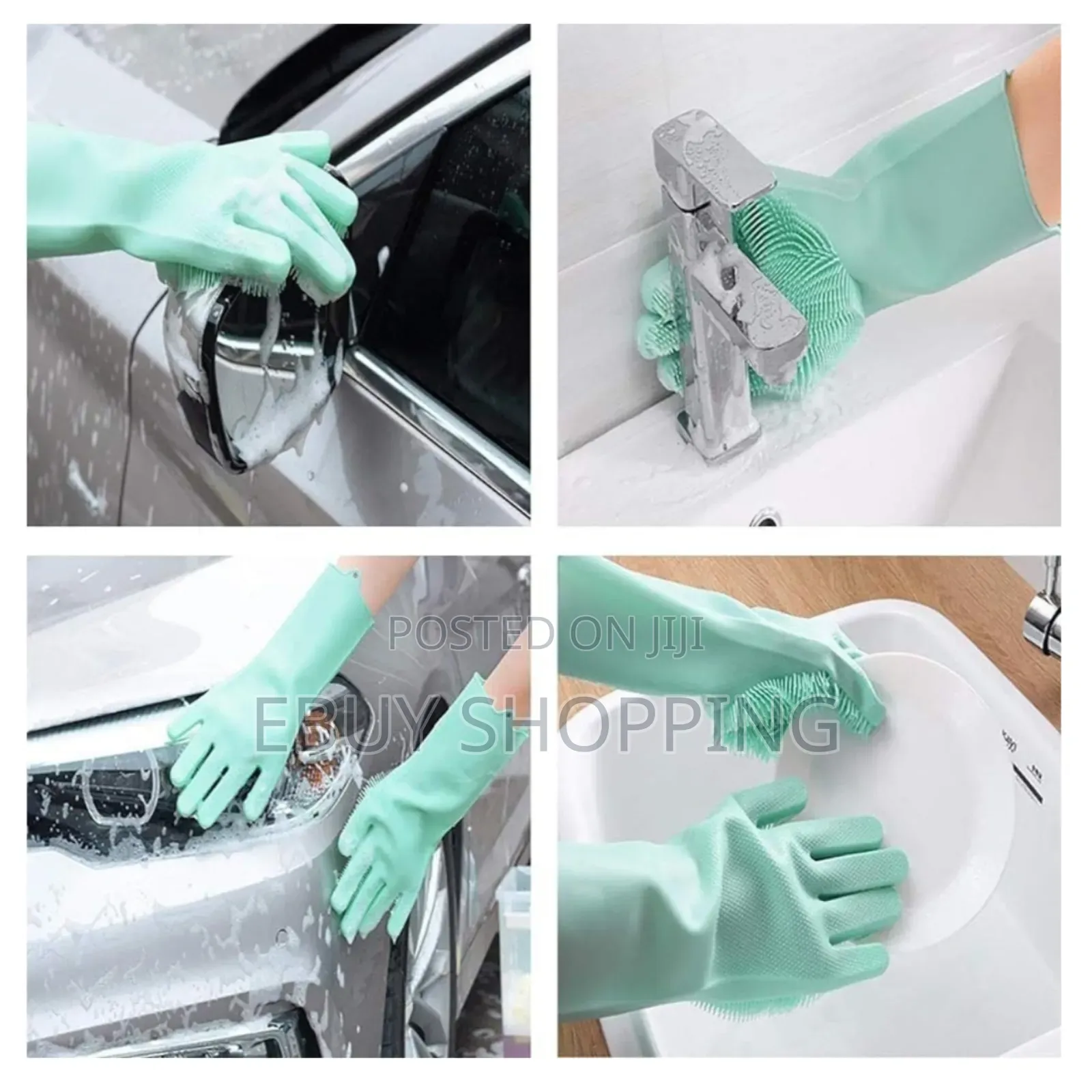 Heat-Resistant Silicone Gloves – Effortless Dishwashing!