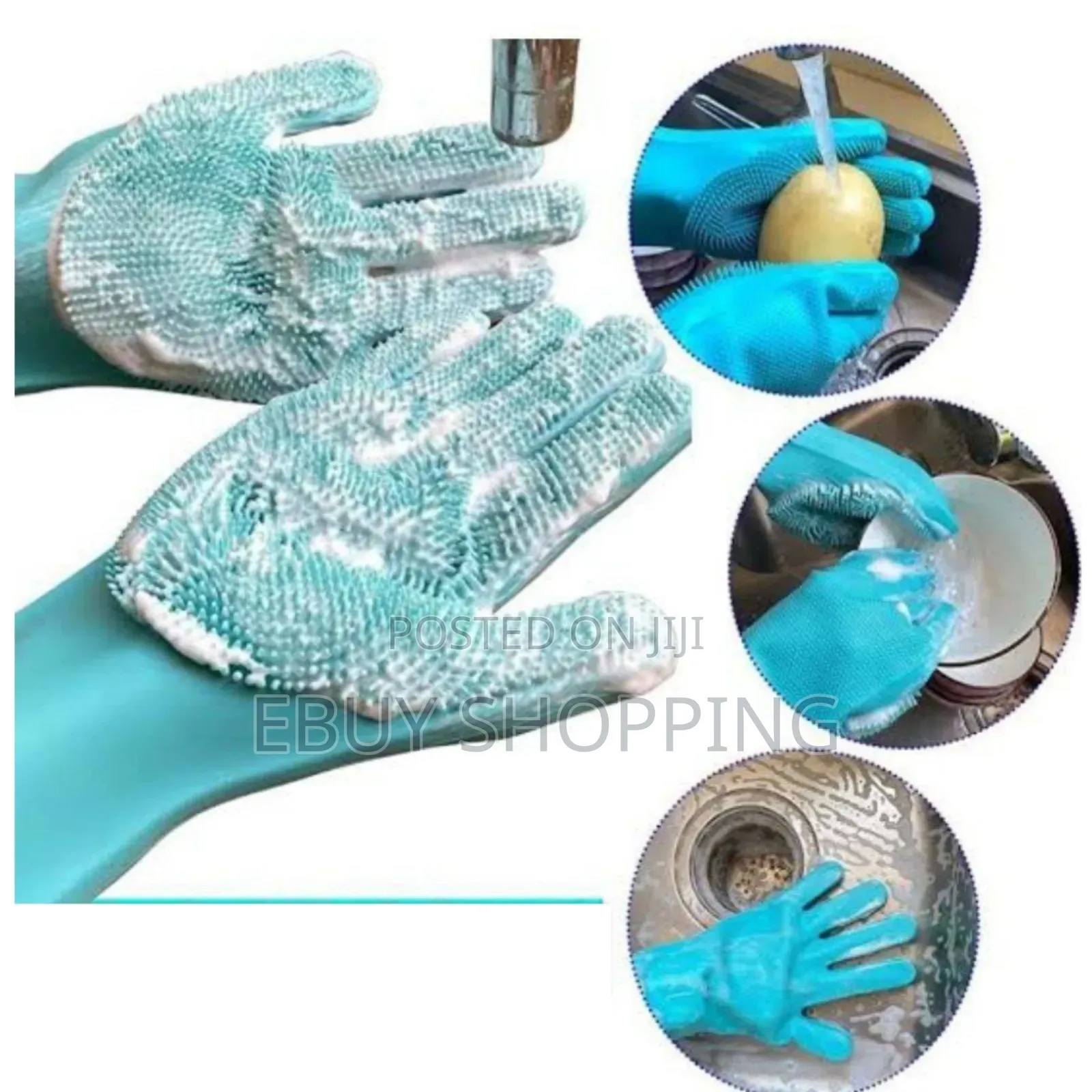 Heat-Resistant Silicone Gloves – Effortless Dishwashing!