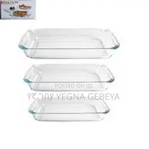 3pcs Glass Baking Dish Set