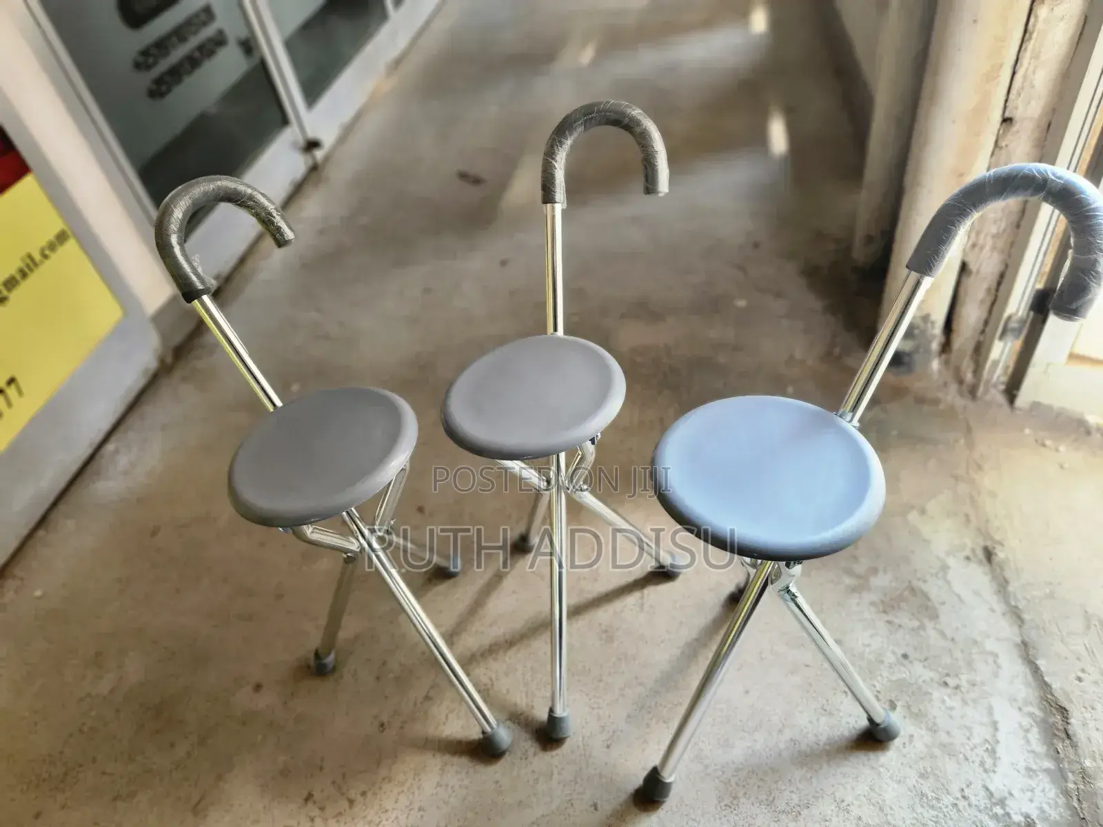 Cane Seating Kezera起訴almunium Stick Seat去玩cane With Seat New