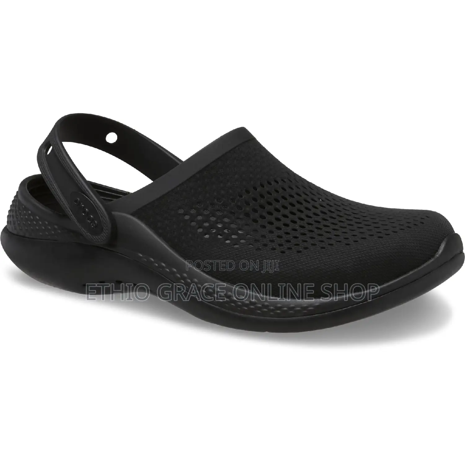Dark Black Literide 360 Crocs