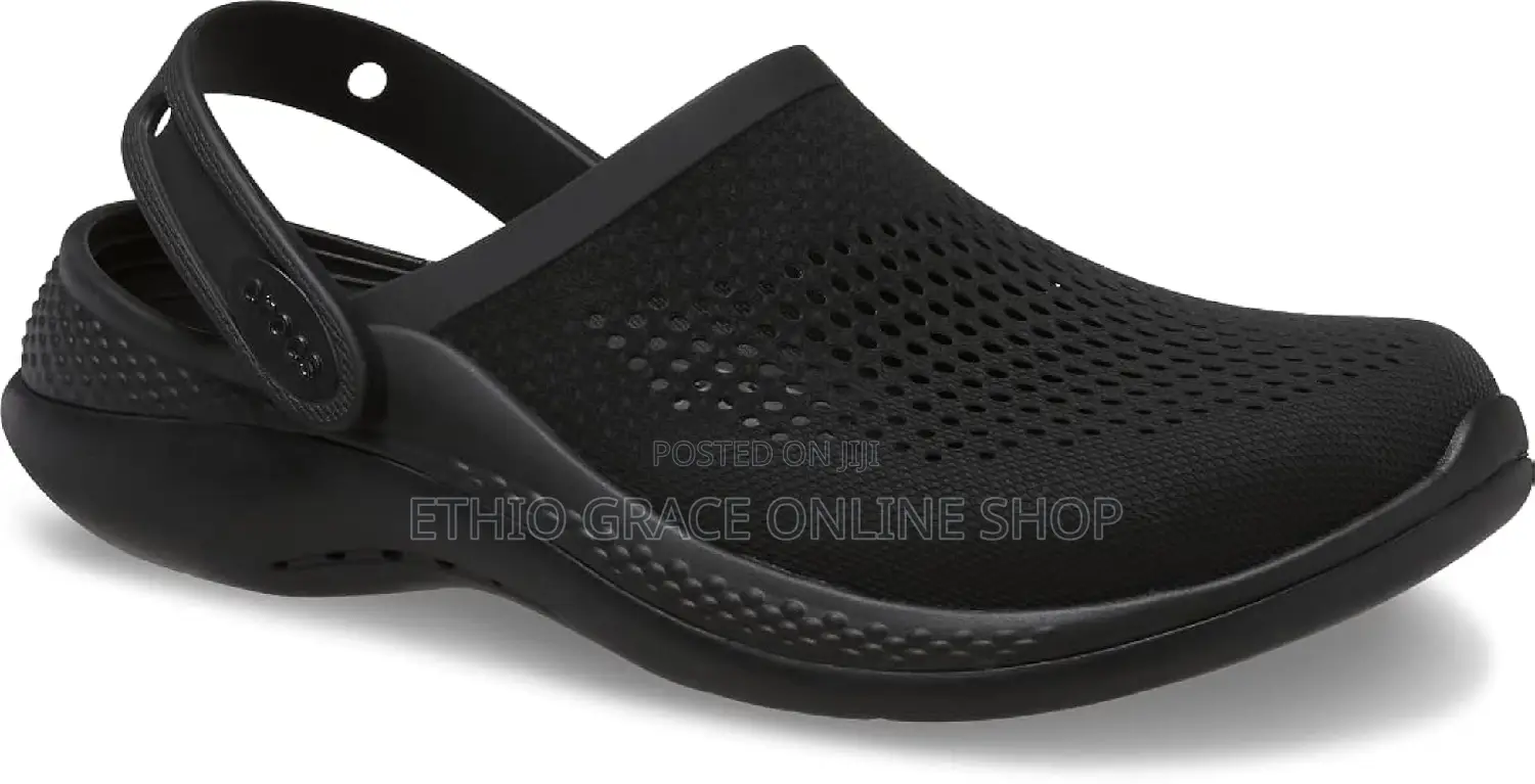 Dark Black Literide 360 Crocs