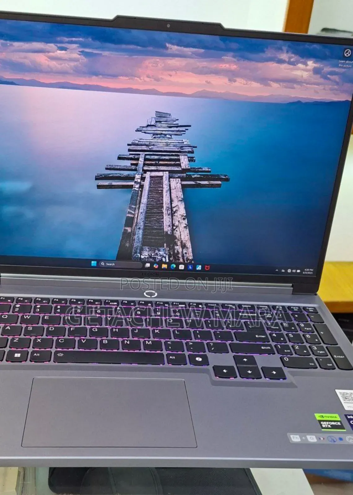 New Laptop Lenovo Legion 5 8GB Nvidia SSD 1T