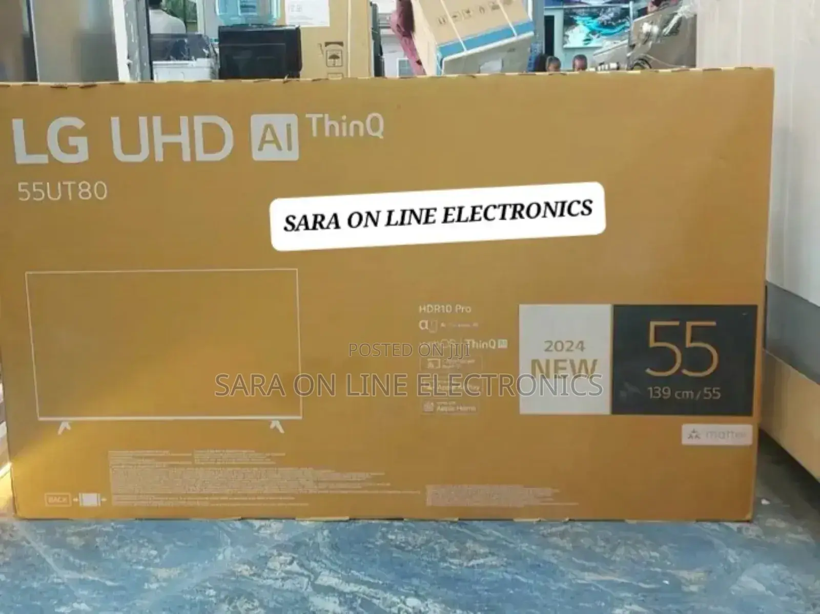 Lg 55" Uhd Smart Tv New 2024