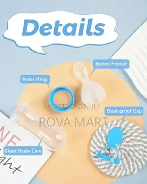 Baby Feeding Bottle Spoon With Container Baby Food Feeder