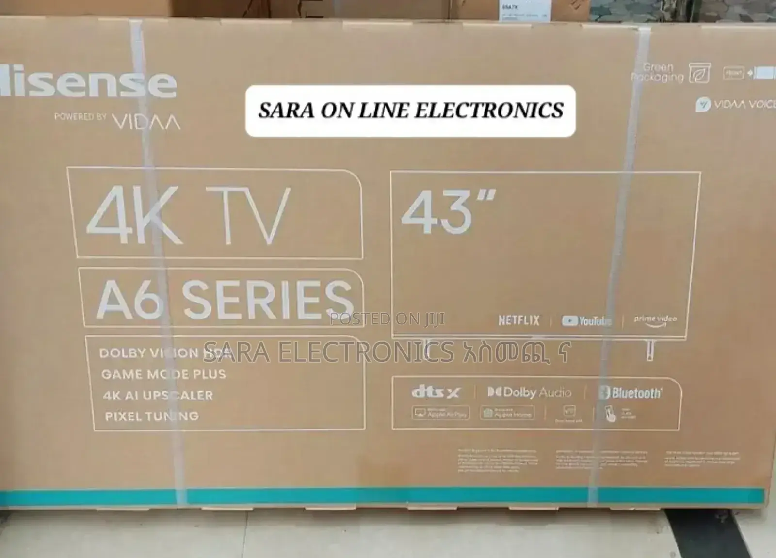 ◈hisense 43" TV A6 Series New 2025 ◈free Delivery ◈10_year Warranty