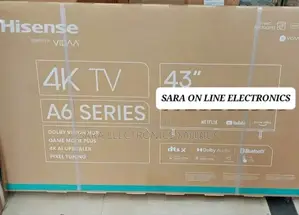◈hisense 43" TV A6 Series New 2025 ◈free Delivery ◈10_year Warranty