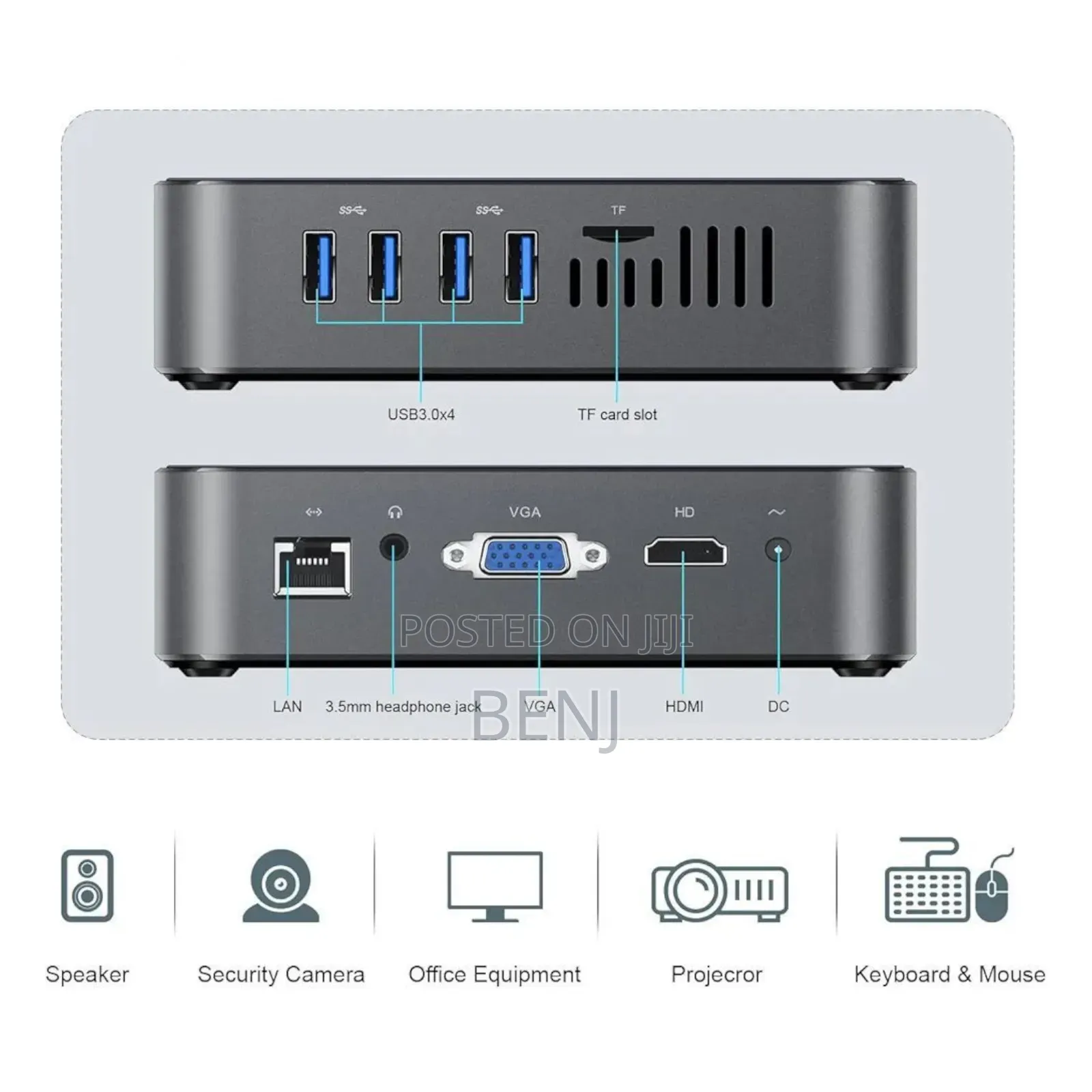 New Desktop Computer 8GB Intel Celeron SSD 256GB