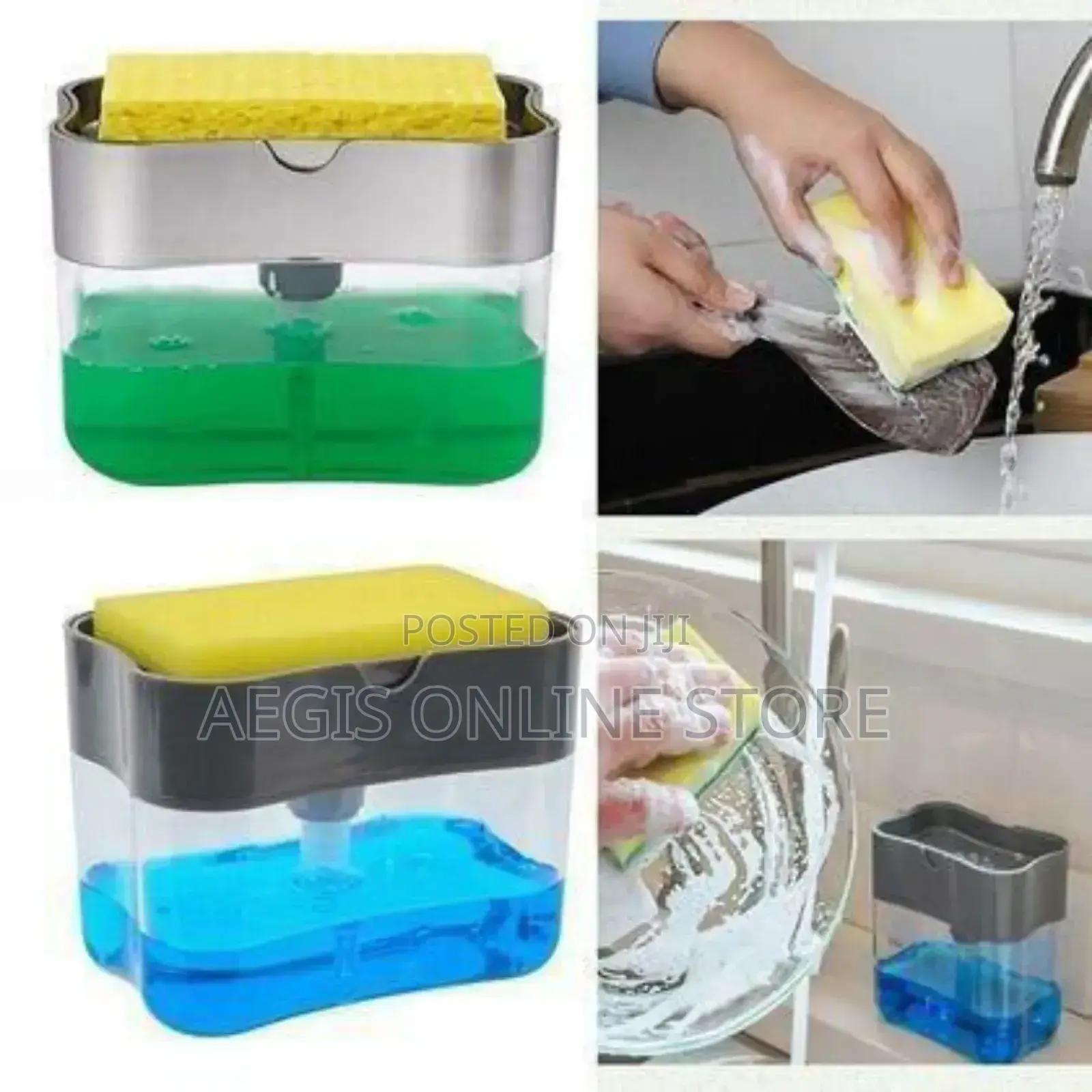 Soap Pump With Sponge