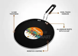 Photo - 28cm Non-stick Aluminum Smart Tawa