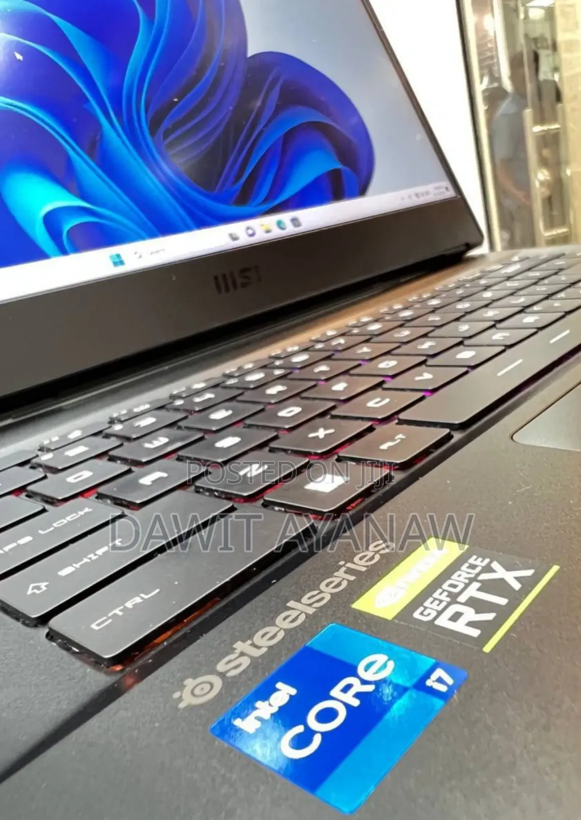 New Laptop MSI GP75 Leopard 16GB Intel Core I7 SSD 512GB