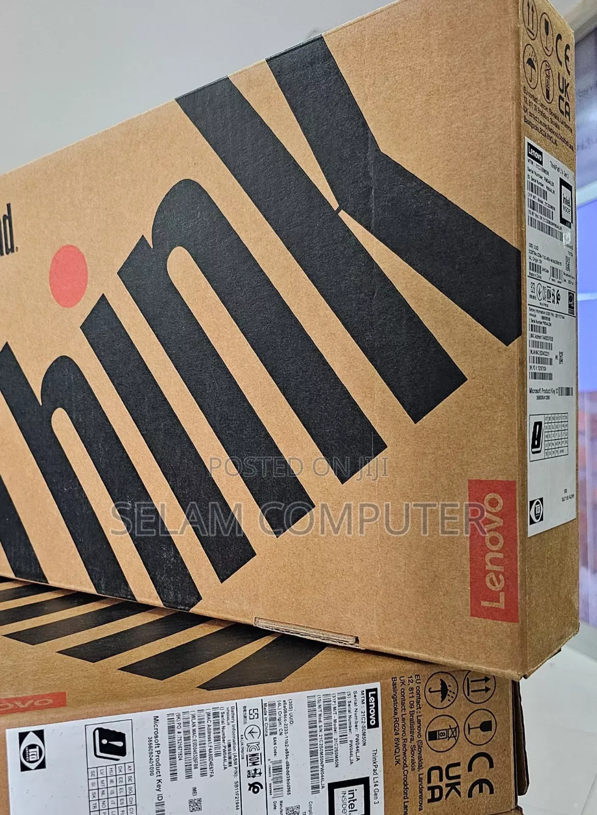 New Laptop Lenovo Thinkpad L14 16GB Intel Core I5 SSD 256GB