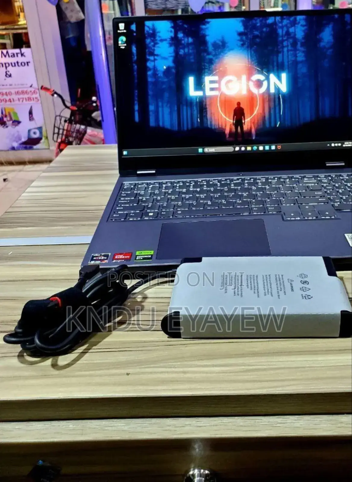 New Laptop Lenovo Legion 5 16GB AMD Ryzen 7 SSD 1T