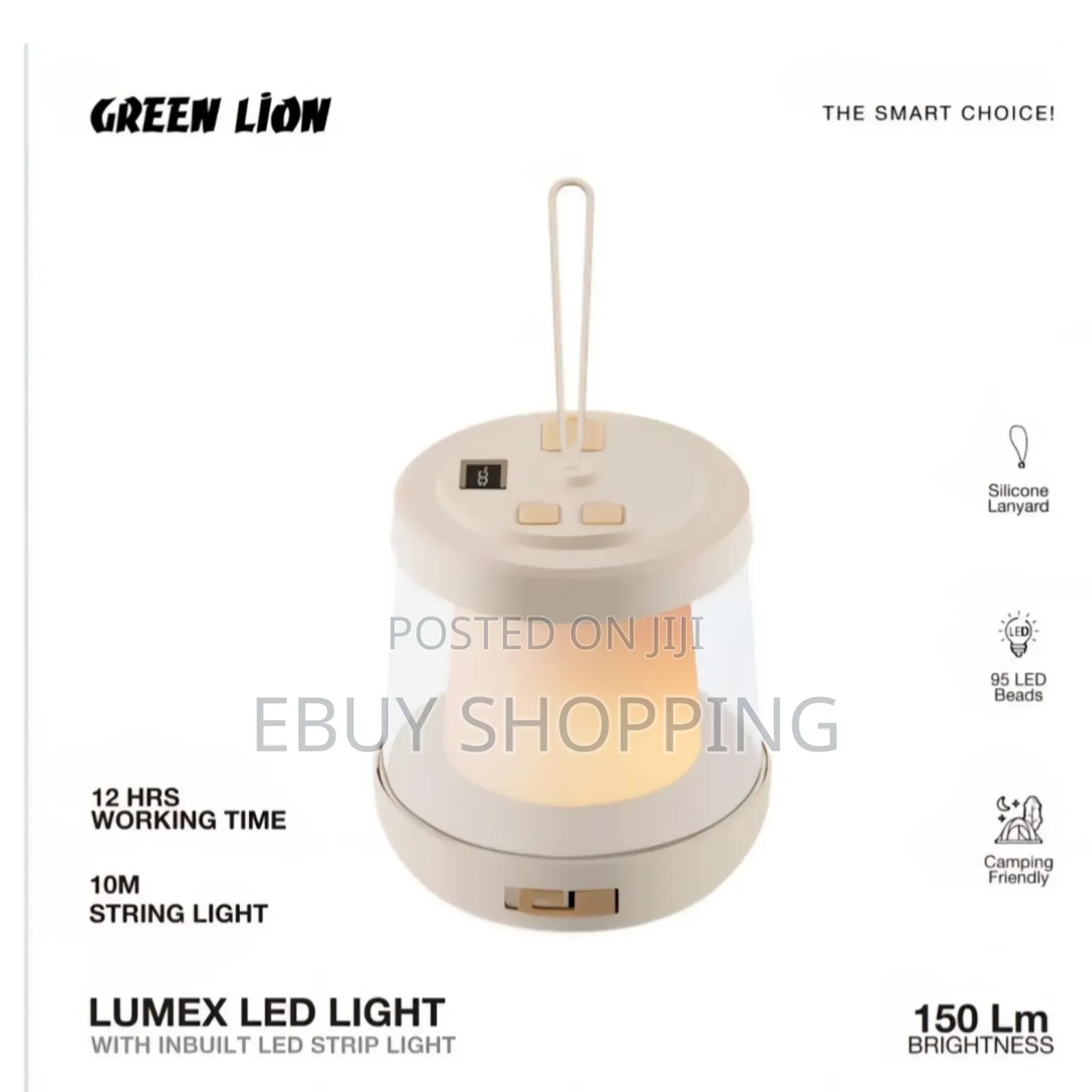 Green Lion Lumex – 150 Lumen Brightness, Abs+Pc Build**