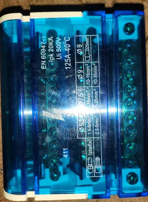 Photo - Modular Distribution Block 4 11 Holes 125 Bus