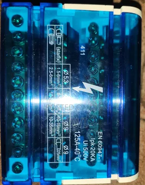 Modular Distribution Block 4 11 Holes 125 Bus