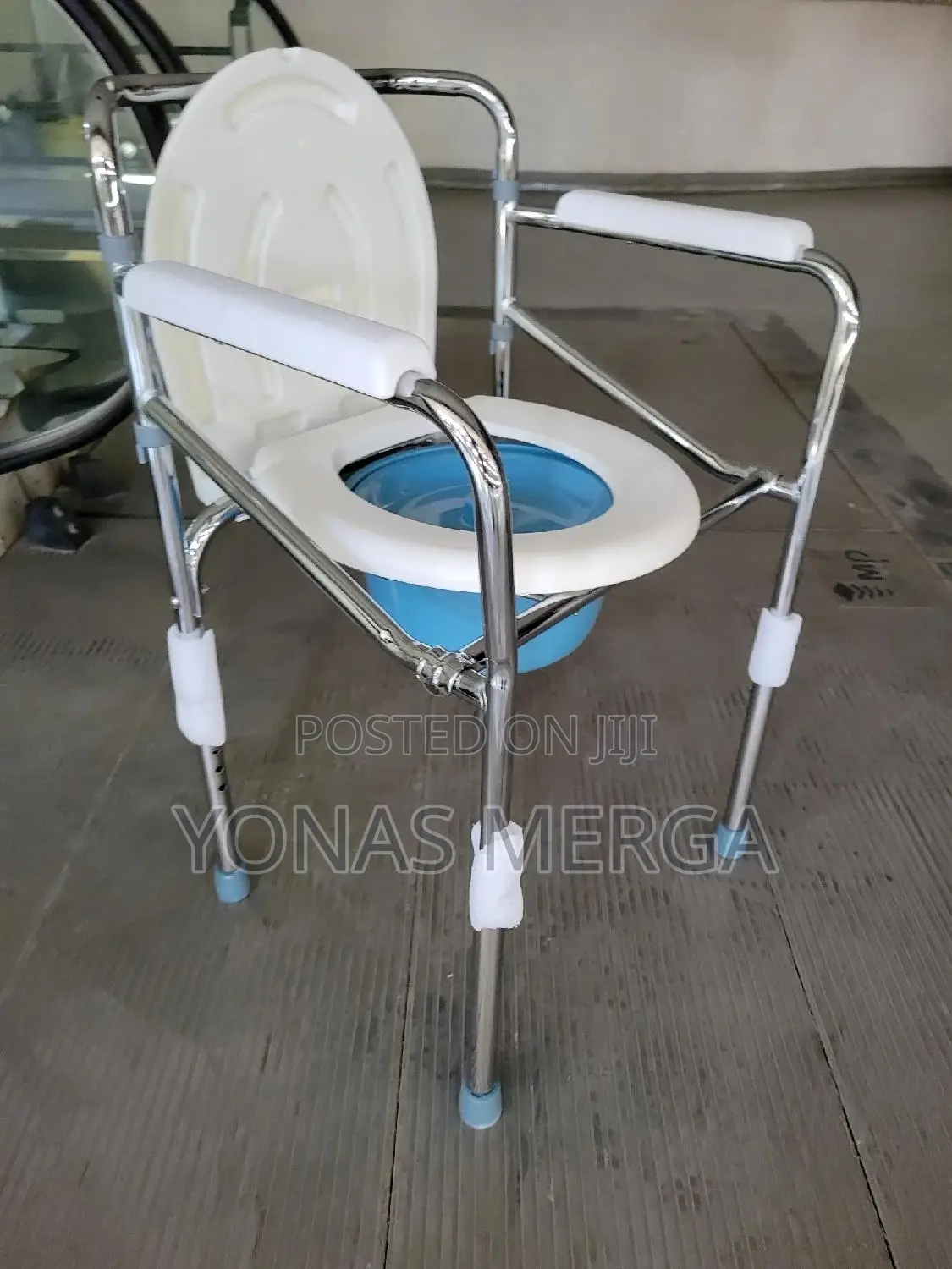 Besides Commode Chair With Cozy Pad for Seniors Handicap