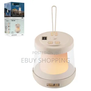 Photo - *3-in-1 Led Light – White, Warm Flame Effect for Ambiance*