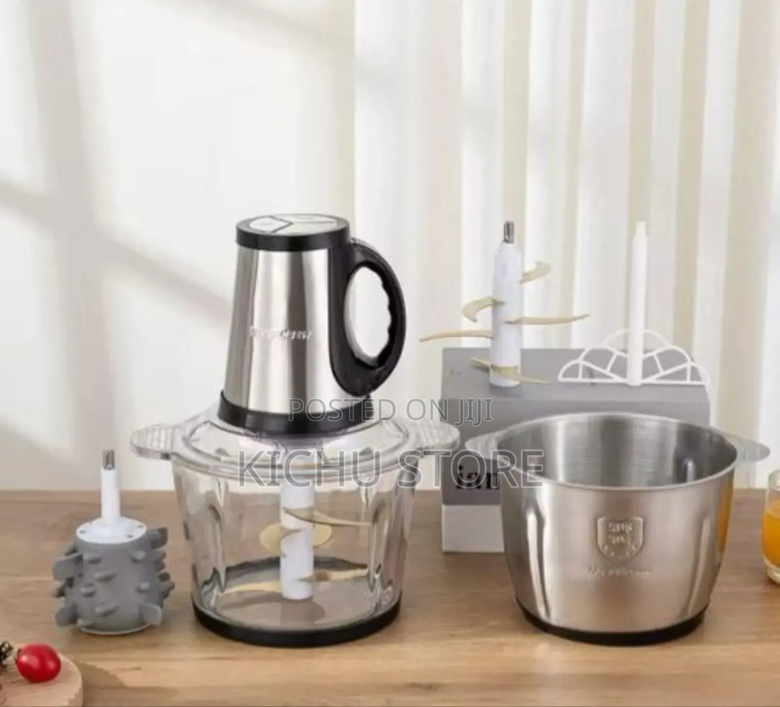 ነጭ ጭንኩርት መላጪያ እና የሽንኩርት የስጋ መፍጪያ