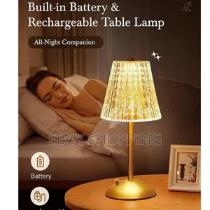 Photo - *Glowing Crystal Table Decor – Touch Dimmer 3 Light Modes