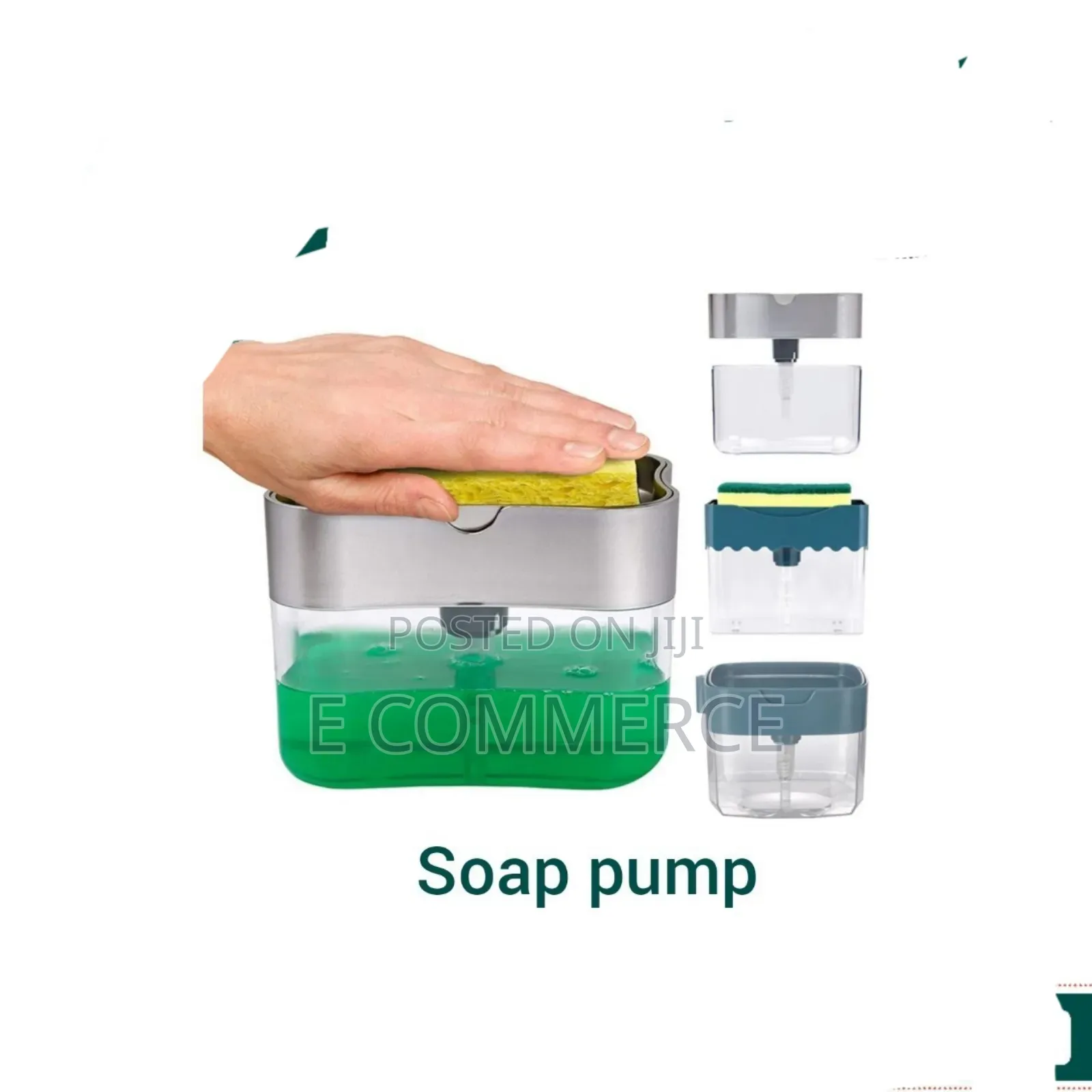 Soap Pump Dispenser With Sponge
