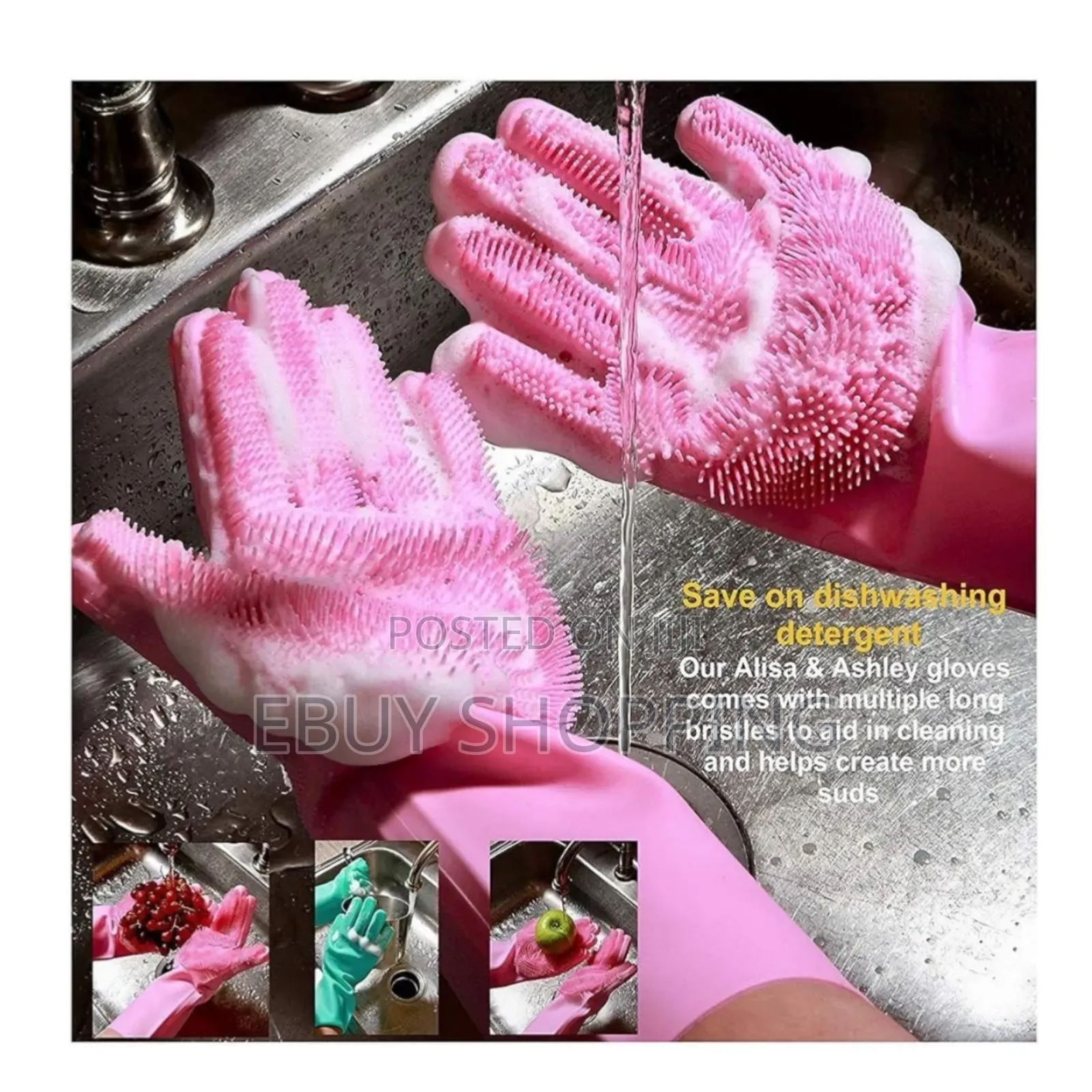 **Ergonomic Silicone Gloves – Comfortable Hygienic!**