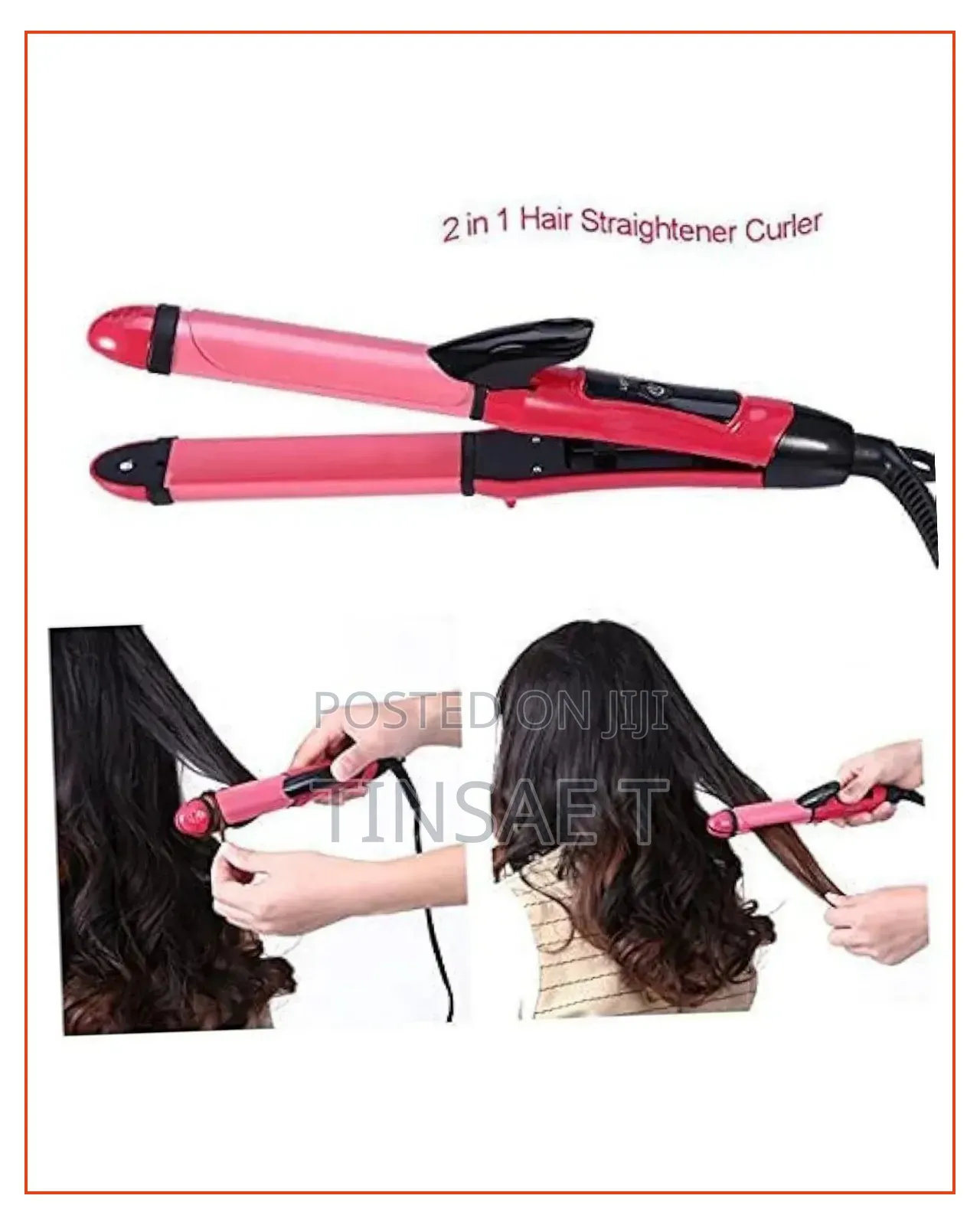 Sokany 2 In 1 Hair Styler/የፀጉር መስሪያ