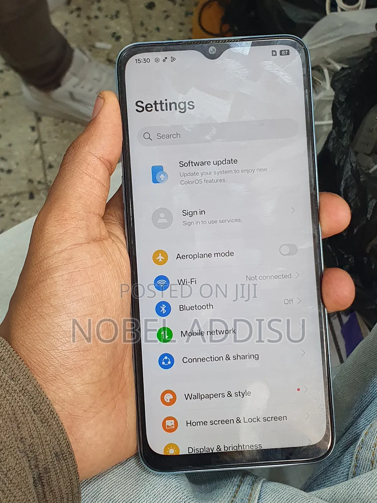 New Oppo A78 5G 128 GB Blue