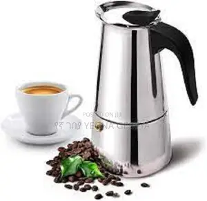 Photo - Stainless Steel Moka Pot – 12 Cup Stovetop Espresso Maker