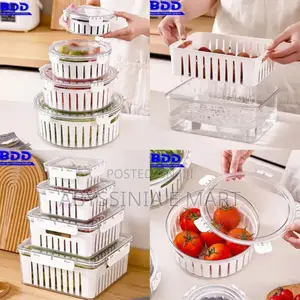 4 Set Refrigerator Storage Box