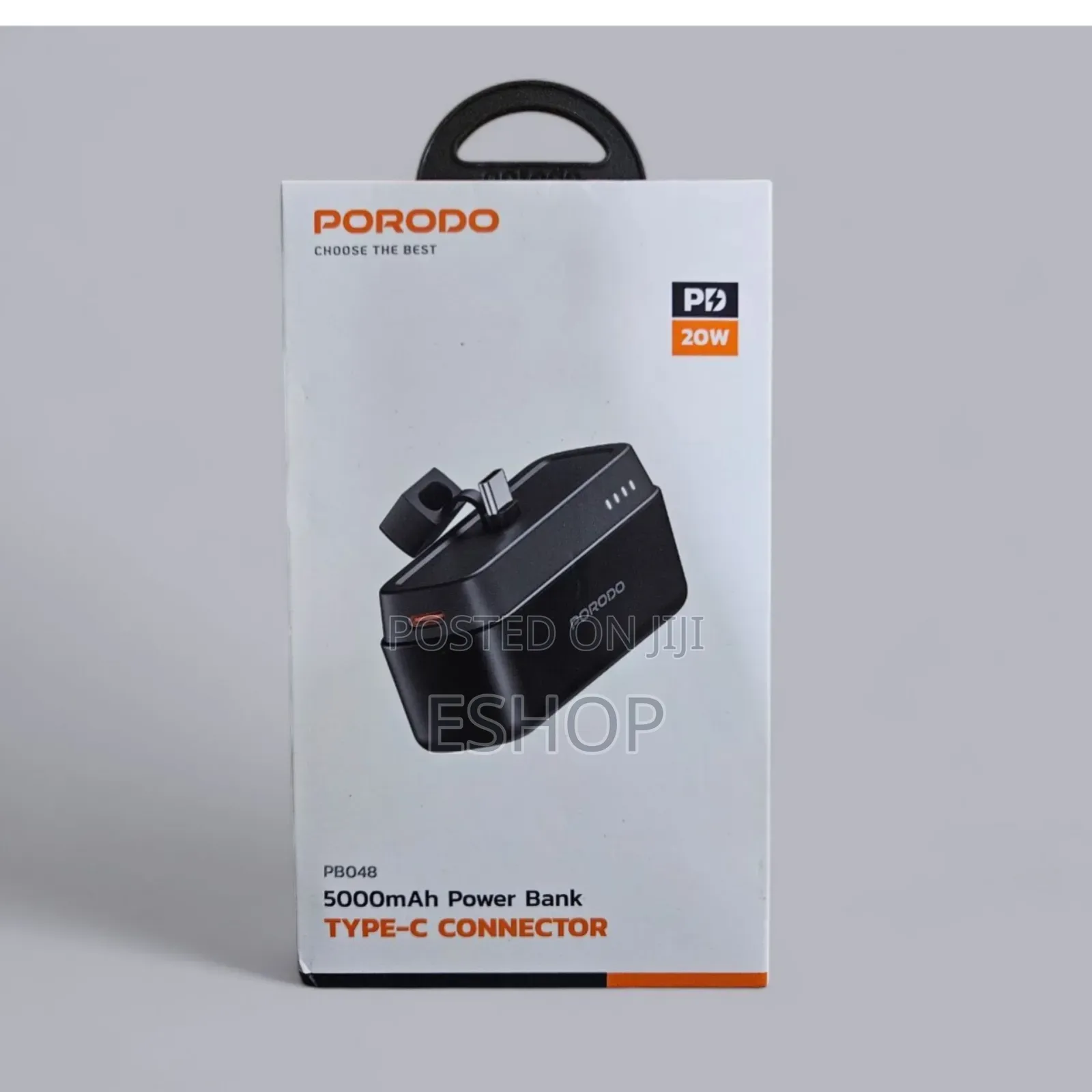 **Pocket-Sized Power – Porodo 5000mah Portable Charger**