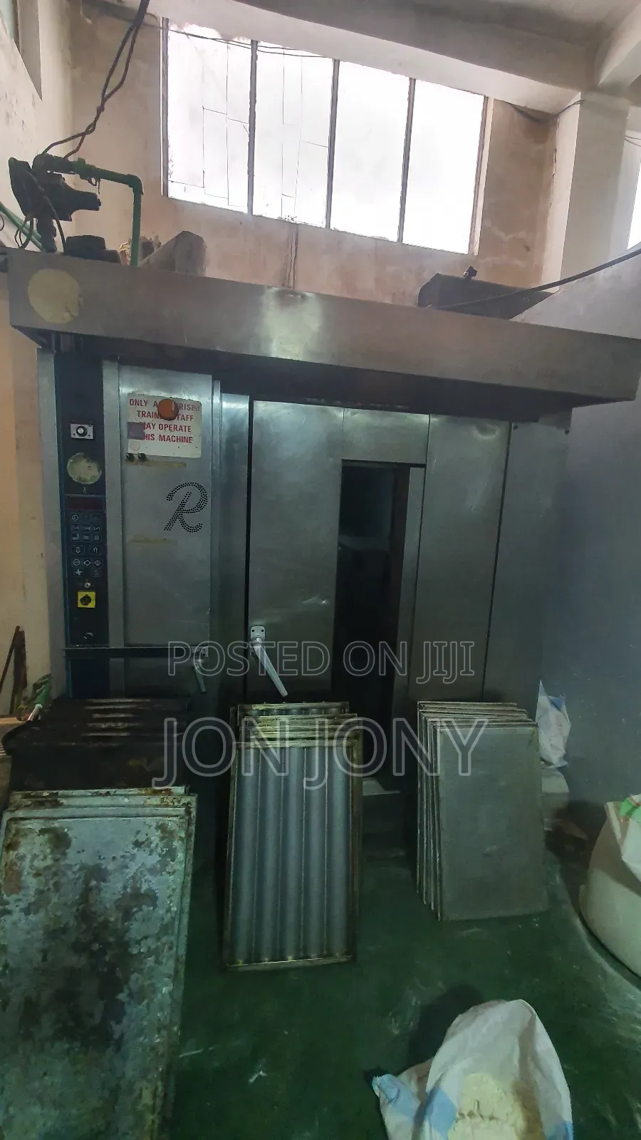 ሮተሪ ሬቨንት 624 ደብል ራክ ባለ 14 ፖትራ ስዊድን የተሰራ ዳቦ መጋገሪያ በጣም ጥሩ ይዞታላይ የሚገነኝ