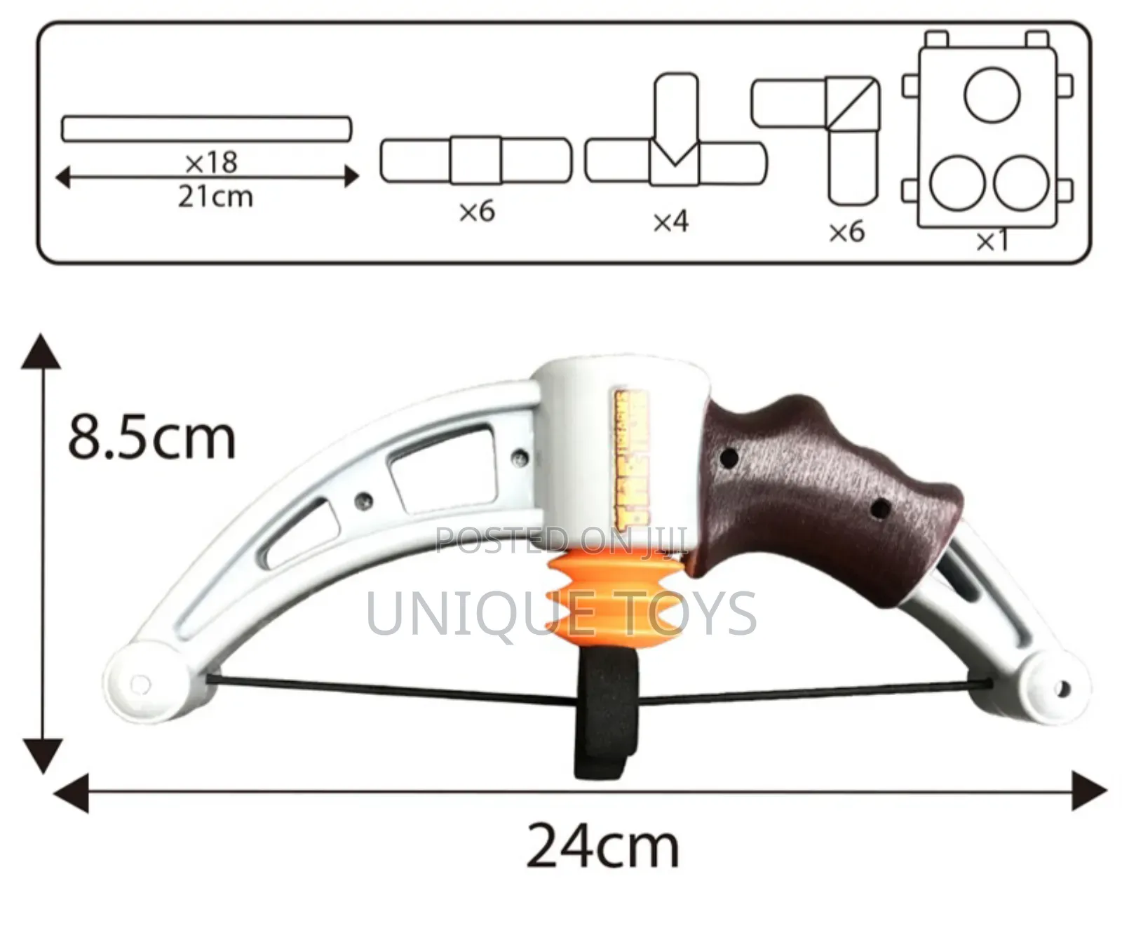 2-in-1 Shooting Throwing Bow Set - Space Themed
