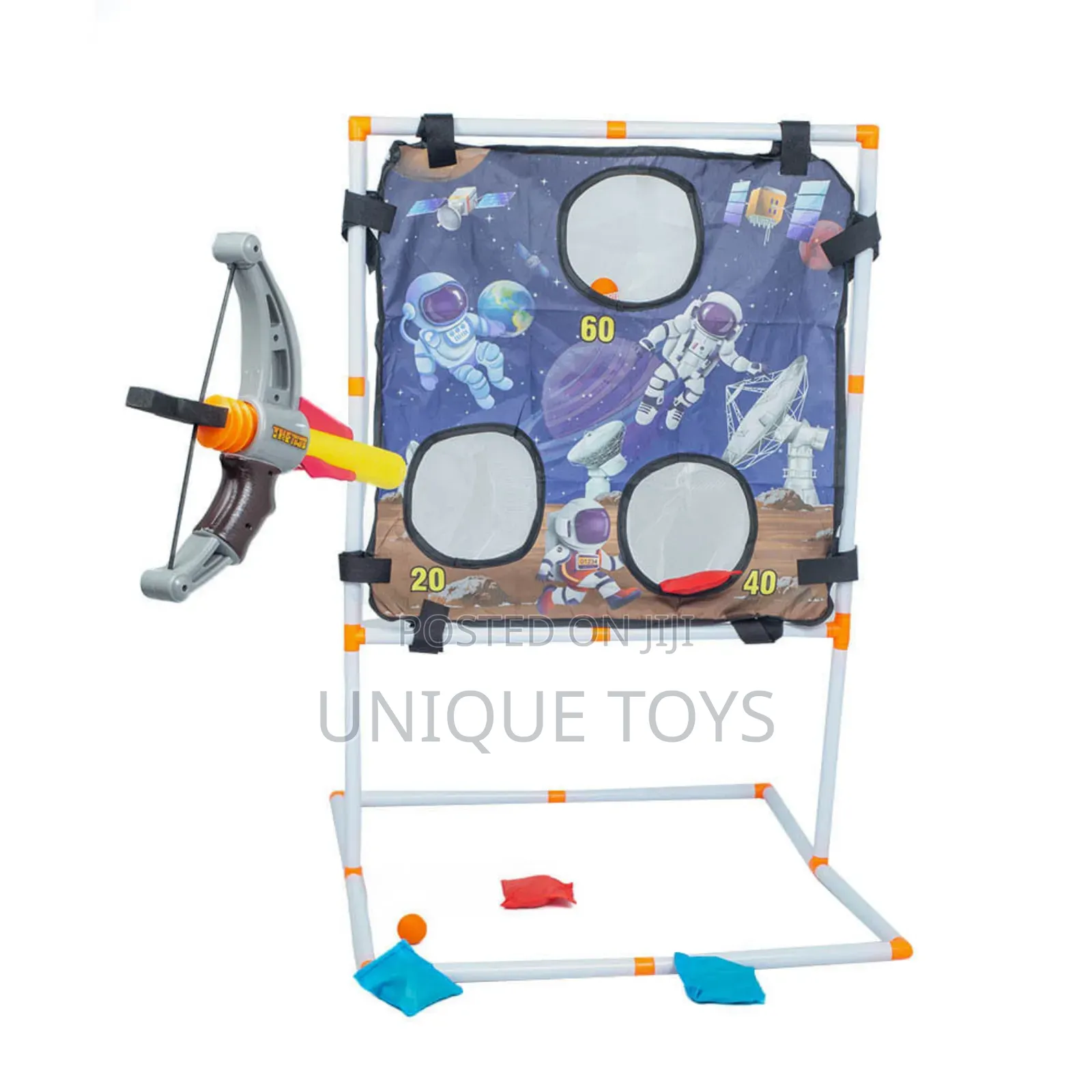 2-in-1 Shooting Throwing Bow Set - Space Themed
