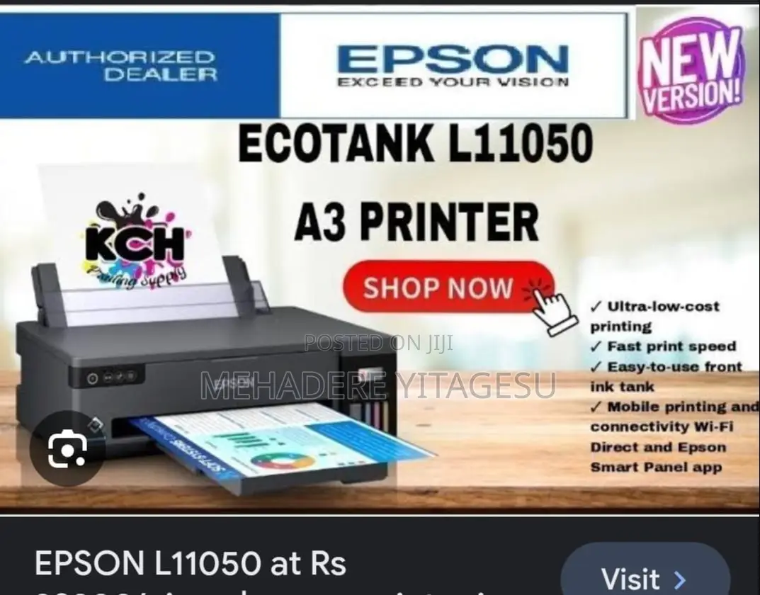 Epson Ecotank L11050 Inktank A3+ Printer