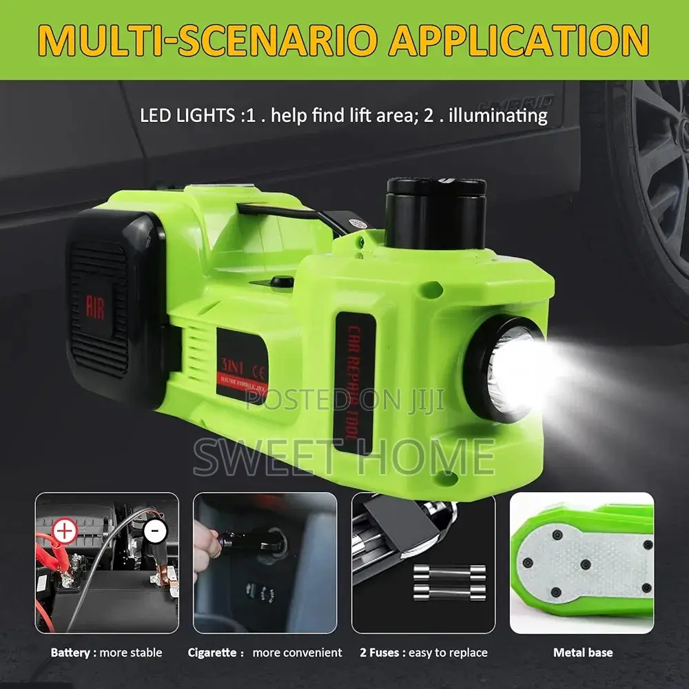 የኤሌትሪክ ጎማ መፍቻ ፣ መንፍያ እና ክሪክ