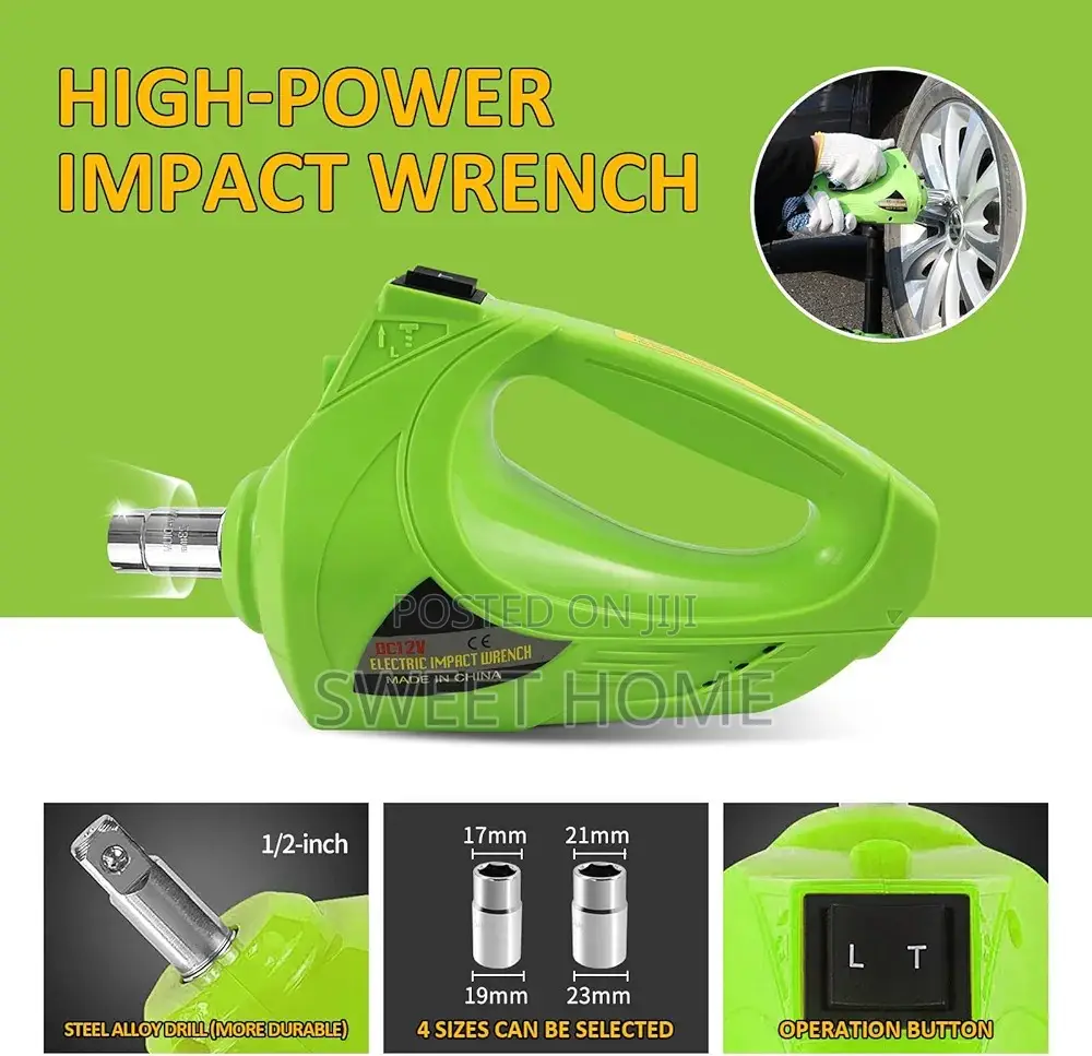 የኤሌትሪክ ጎማ መፍቻ ፣ መንፍያ እና ክሪክ