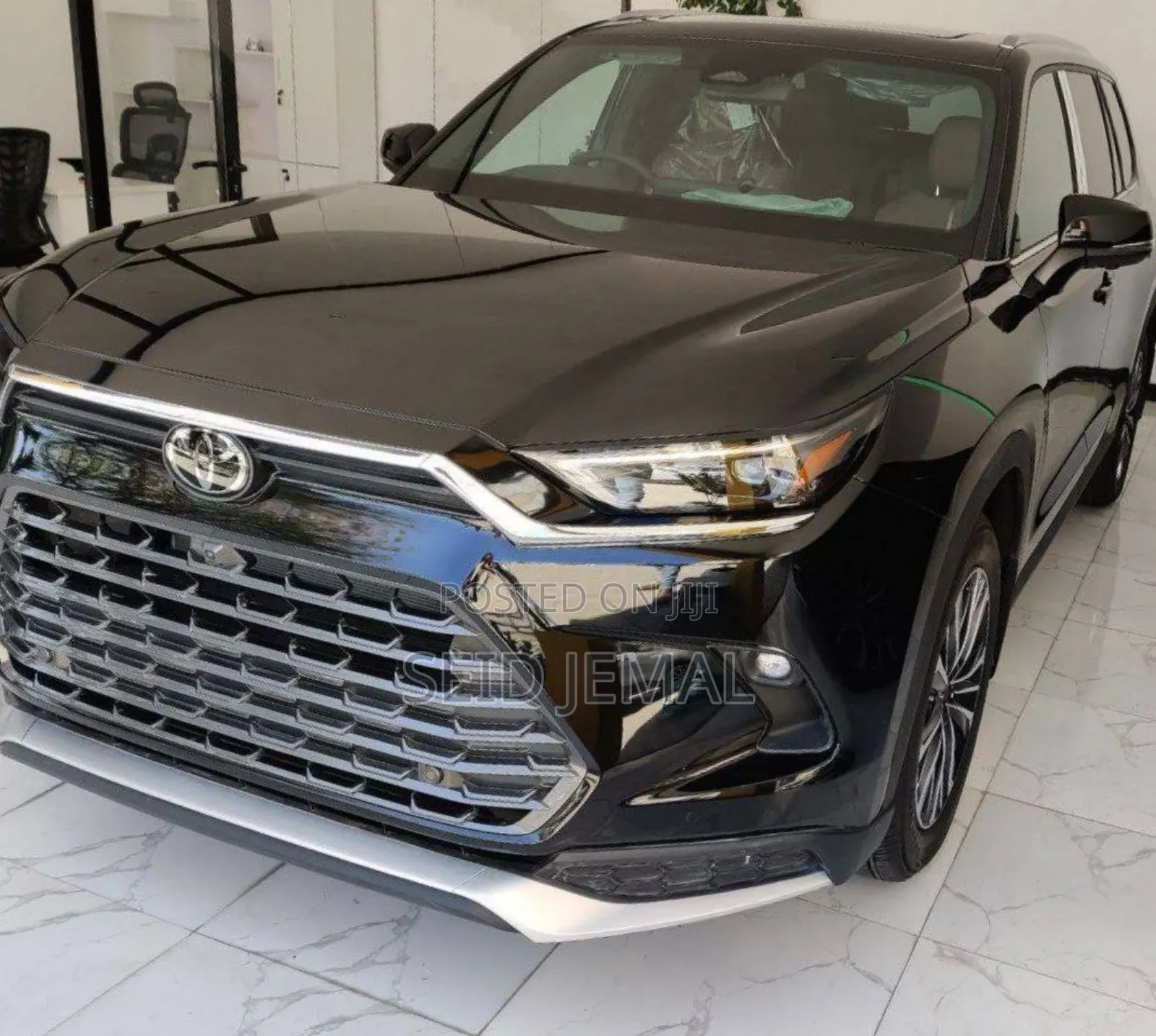 New Toyota Grand Highlander Hybrid 2024 Matt Black