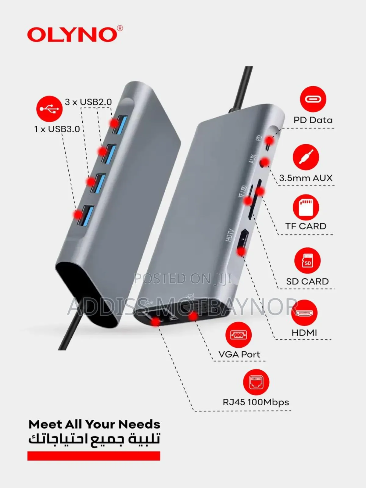 8-in-1 Usb-C Hub – Expand Your Connectivity