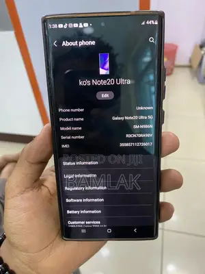 Samsung Galaxy Note 20 Ultra 256 GB Black