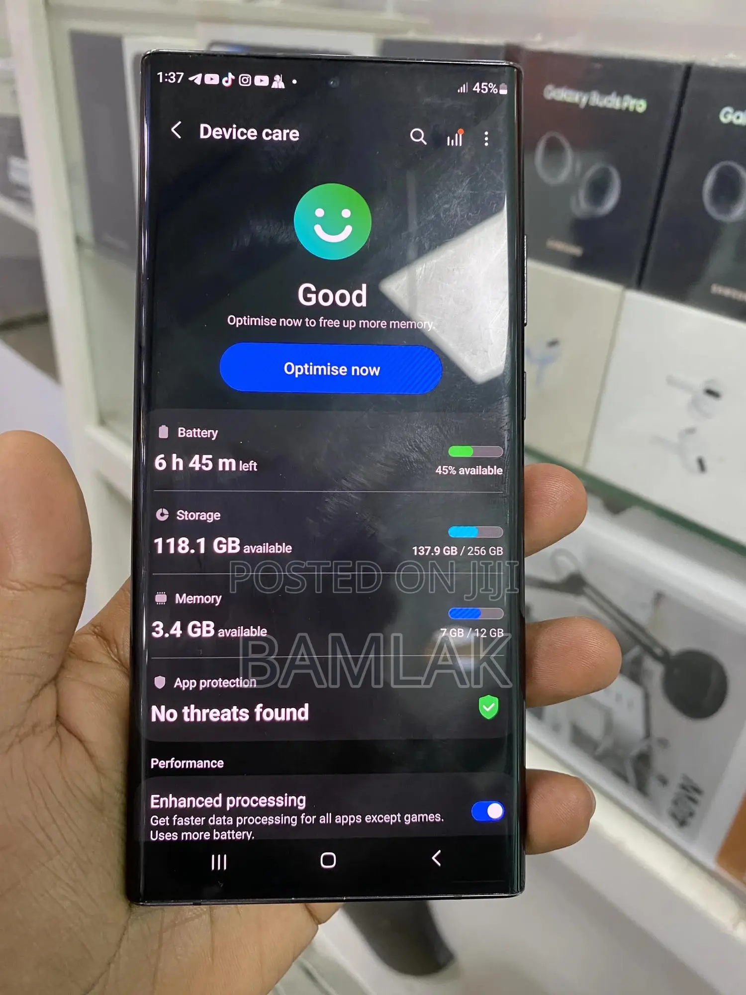 Samsung Galaxy Note 20 Ultra 256 GB Black