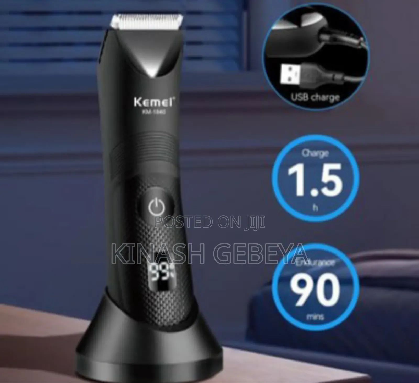 Kemie Rechargeable Ladies Body Hair Trimmer