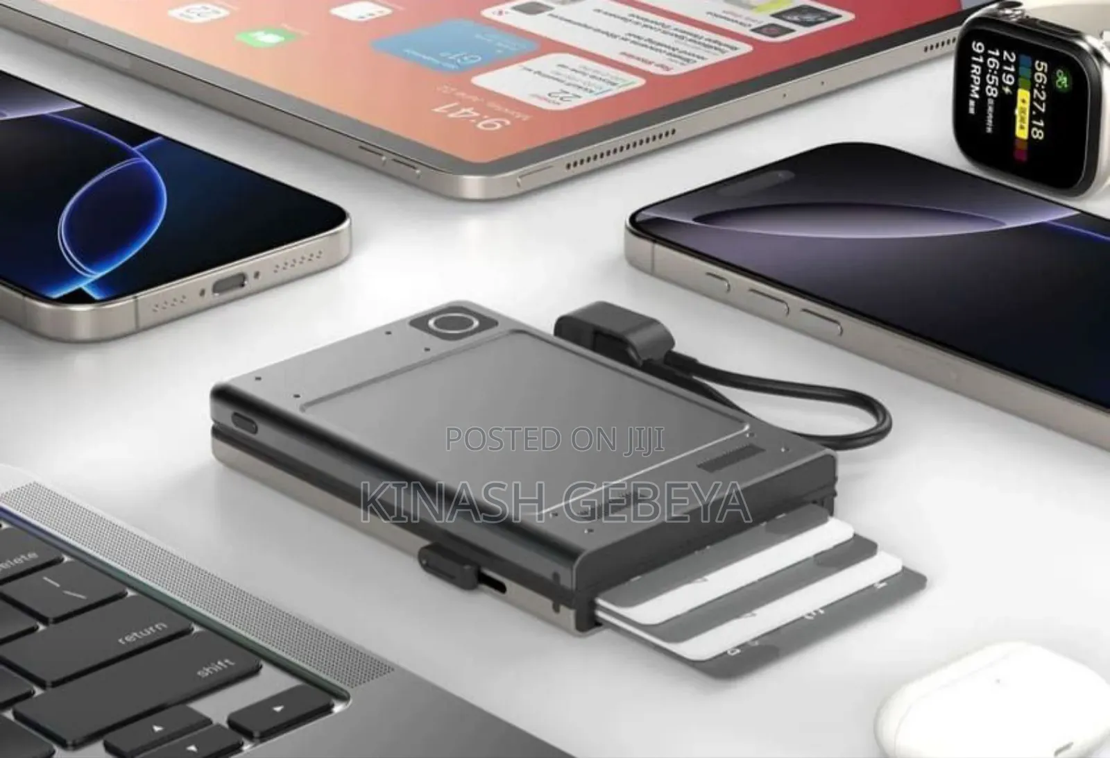 3in1 Smart Card Holder Power Bank